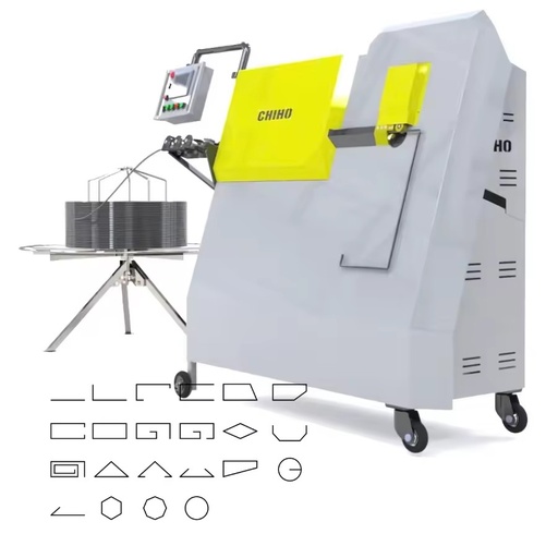 6-12mm Automatic CNC Rebar Bender Stainless Steel Construction Bar Stirrup Bending Machine with Motor Engine Core Components