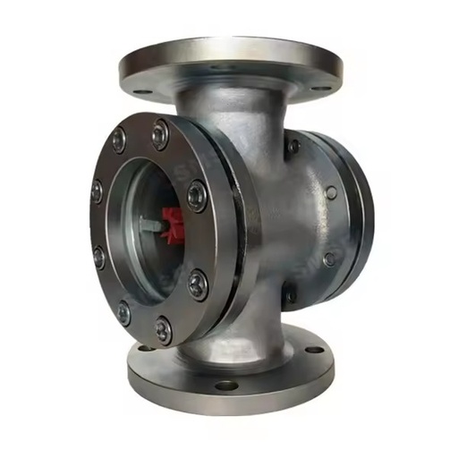 LSMSFI Galvanizing Sight Glass Flow Indicator with Flange Connection