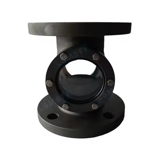 LSMSFI Customized Drip Tube Flow Indicator Sight Glass with Flange Connection