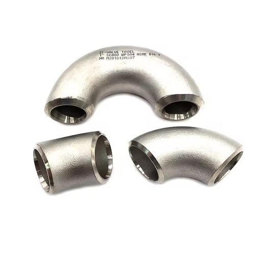 Butt Weld Pipe Fitting 3/4 1 2 Inch Ss 316 304 45 90 180 Degree Pipe Stainless Steel Elbow