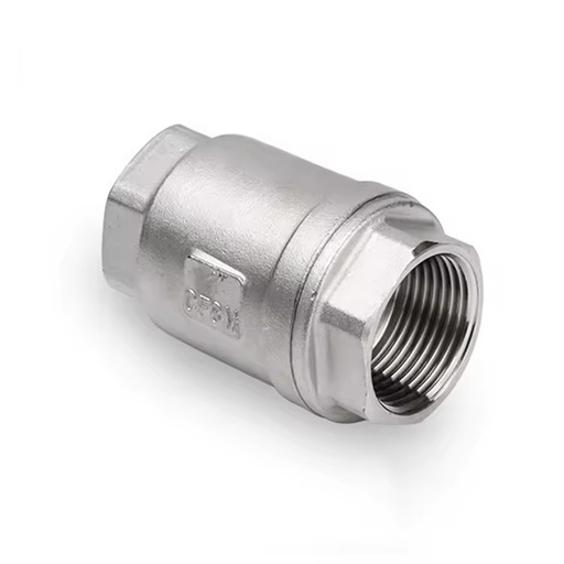 304 Stainless Steel 1000WOG 2pc DN15 Wafer Type Non Return Threaded Spring Loaded Vertical Check Valve
