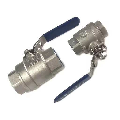 1000WOG Cf8m Female Threaded Price BSP NPT SS304 316 2pcs 3 Inch 1/2 Stainless Steel Ball Valve