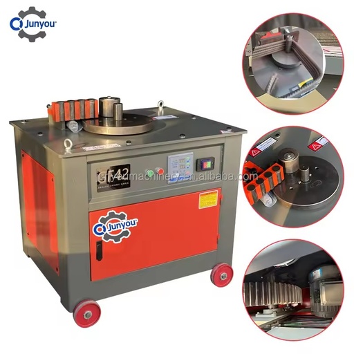 Cheap Automatic GF20 GF28 GF32 GF36 Steel Rebar Stirrup Bender 4-25mm CNC Corrugated Steel Hoop Bending Machine 3KW Motor