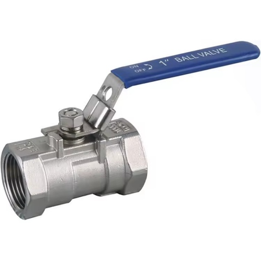 Manufacturer Ss 304/316l Bsp Npt 1 Pc Stainless Steel One-piece 1 Piece Ball Valve