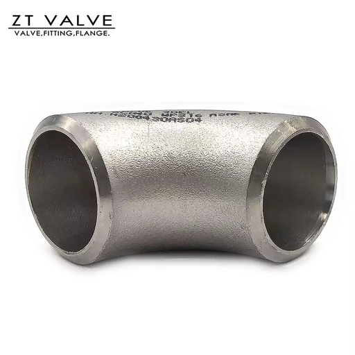 304 Welded Stainless Steel Radius Butt Weld Elbow 90 Degree Angle Pipe Fitting
