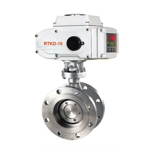 Electric Motorized 4-20mA Modulating Valve Stainless Steel butterfly Valve Electric
