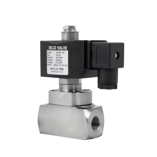 DKKB High Pressure Solenoid Valve for Fluid & Gas Control