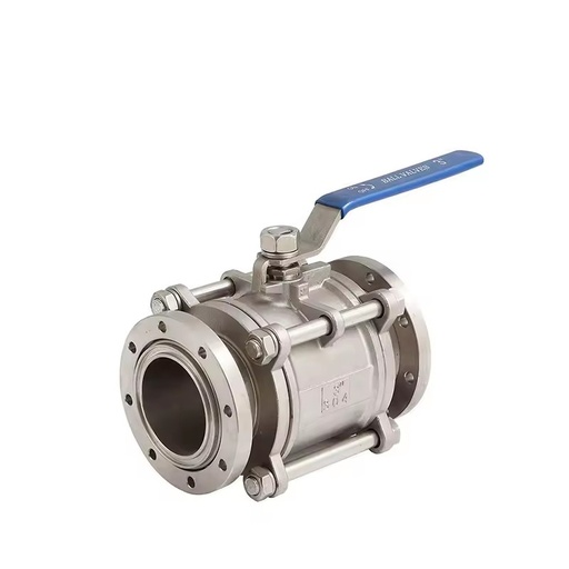 Manual High Vacuum Ball Valve, Stainless Steel 304/316L, Extended Flanged, Leak-Proof