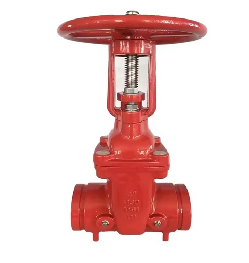 300PSI Grooved End OS&Y Manual Fire Gate Valve Stainless Steel and Brass with Pressure Reducing Water Stem by Stainless Steel