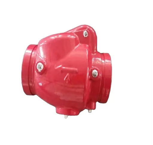 Electric Air-Powered Swing Check Valve Grooved End Stainless Steel Brass Material Water Pressure-Reducing Relief Angle Manual