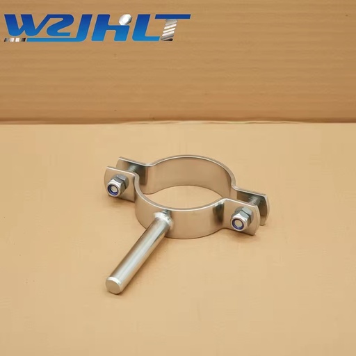 Sanitary 304 Stainless Steel Clamp Type Flexible Corrosion-Resistant Pipe Hanger Metric OEM Commercial & Industrial Use
