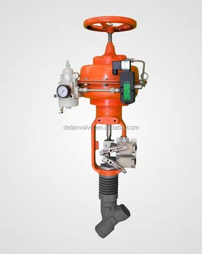 Power Plant Valve Mutli-stage in High Pressure Pneumatic Y-Pattern Control Drain Valve
