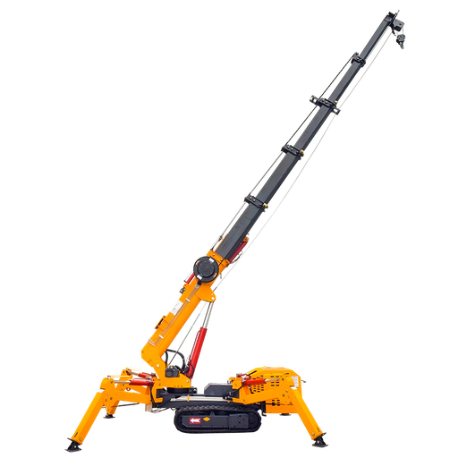 8M to 24M Outdoor All Terrains Crawler Lifting Crane 3T Jib Spider Crane Price