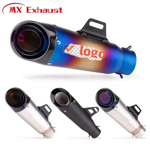 High Quality Universal Muffler 36-51mm Motorcycle Muffler Exhaust Pipe Modified for Universal Exhaust