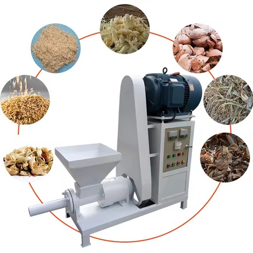 Automatic Coconut Shell hay Charcoal Briquette Making Machine