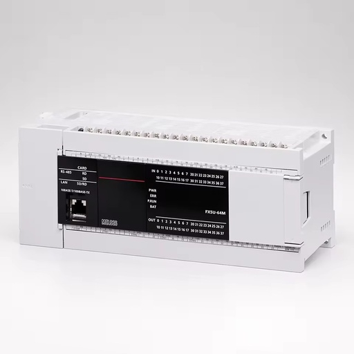 Mit-subishi FX5U-64MT/ES PLC Programmable Logic Controller 64 I/O Transistor Output for Industrial Automation