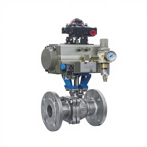 Pneumatic Control Ball Valve 4-20mA Modulating Regulating