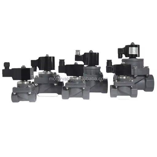 24V/110V/220V Chemical Solenoid Valve PVC for Sea Water Fertilizer Pesticide