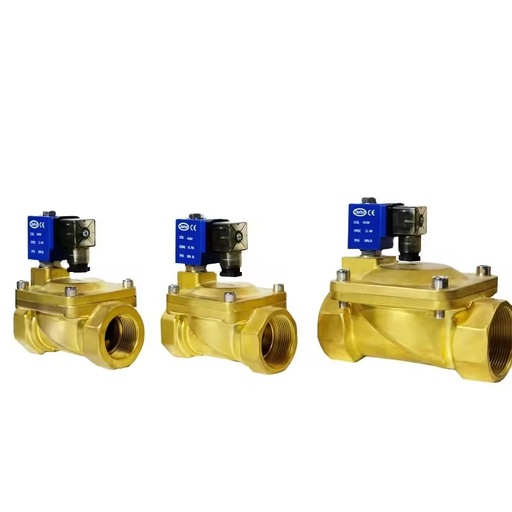1in 2in 16 bar High Pressure Electromagnetic Brass Solenoid Valve for air Water DC24V 220V