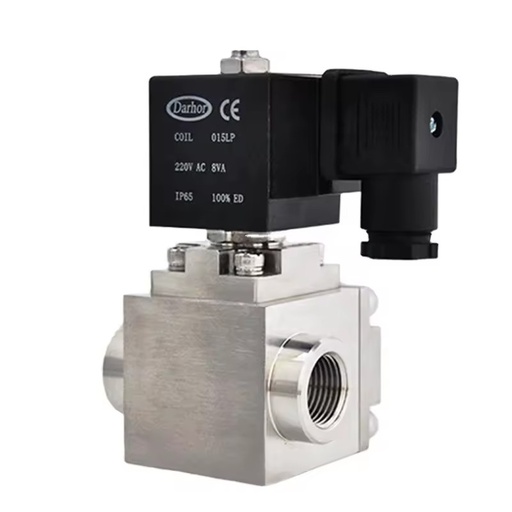 220V 24V 300bar 160bar 120bar high pressure stainless steel solenoid valve 12V 1/2 DN20 DN25 Bottle blowing machine