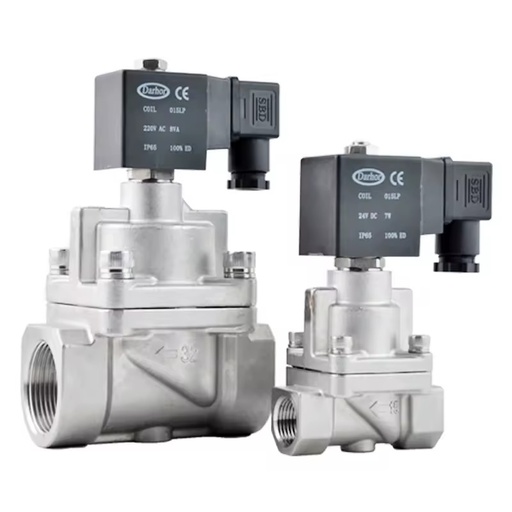 DN32 DN40 Normally Open High Pressure Solenoid Valve 30bar 10mpa 220vac