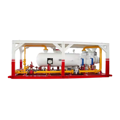 Skid Mounted Production Separator Three Phase Solid-liquid-gas Separator