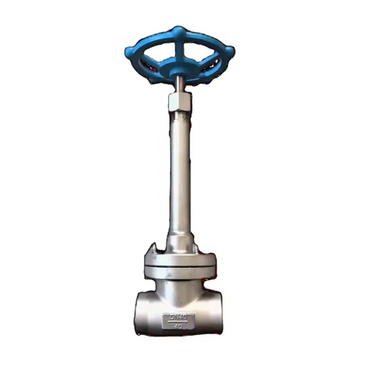 Cryogenic Pneumatic Globe Valve with Long Stem Stainless Steel Low Temperature Socket-Welding Stop Valve Shutoff Valves Product