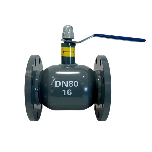 Hand Operated Fully Welded Flange Ball Valve Turbine Operated Soft Seal Carbon Steel Floating Ball for Industrial Water