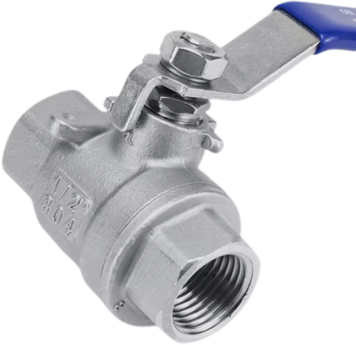 Factory Direct Wholesale Price Manual Thickened Two Piece Stainless Steel Ball Valve