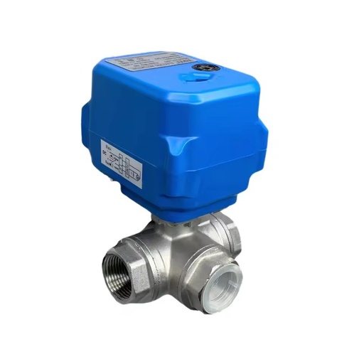 DN10 3/8 Inch Electric Stainless Steel Ball Valve 3-Way Manual High Control for Gas Water Oil OEM Customized Support