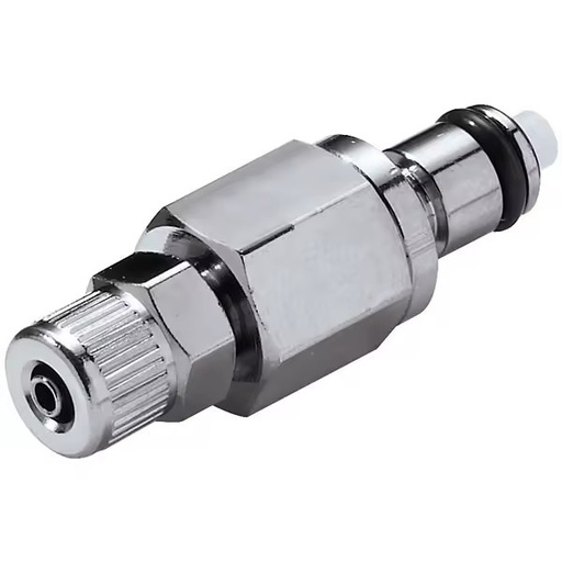 Automotive Brass Chrome-Plated Quick Disconnect Fuel Line Fittings with 250psi Pressure 316SUS Spring Panel Mounting
