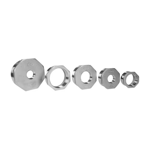 (OEM ODM) 304 Stainless Steel Hex Lock Nut Female Thread Pipe Fitting Hexagonal Jam Nut for Plumbing Pipeline System