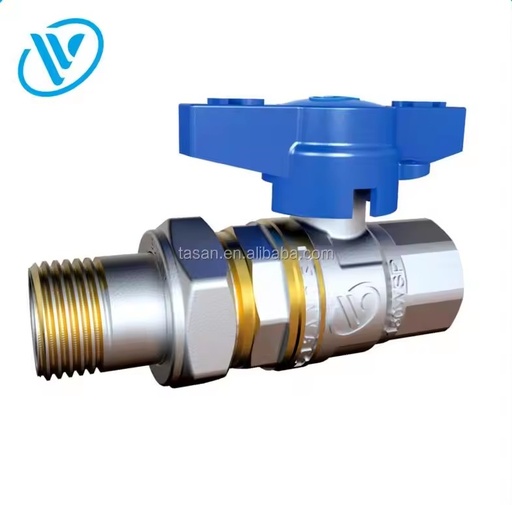 S117350C New Style Forged Wholesale Full Port Aluminium Butterfly Handle Union Connection Ball Valve
