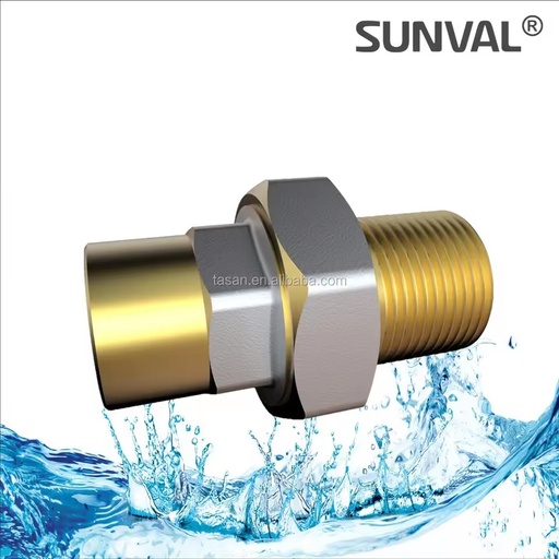 S6145 3/4"x22 Brass Compression Fittings