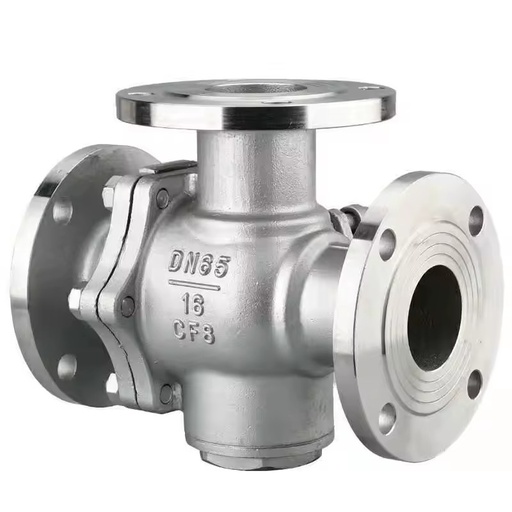 Full Port DN80 3 Inch Stainless Steel 304 L Type Ansi150 150LB Class150 Handle Control 3 Way Falnge Ball Valve
