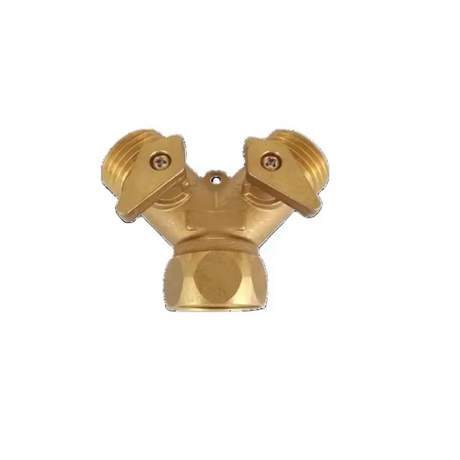 S0282 Brass Y Type Garden Ball Valve Three Way Ball Valve