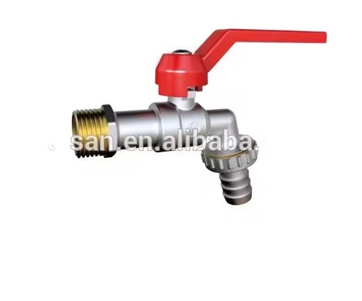 S2802 Brass 1/2" Aluminum Handle Garden Bibcock Tap