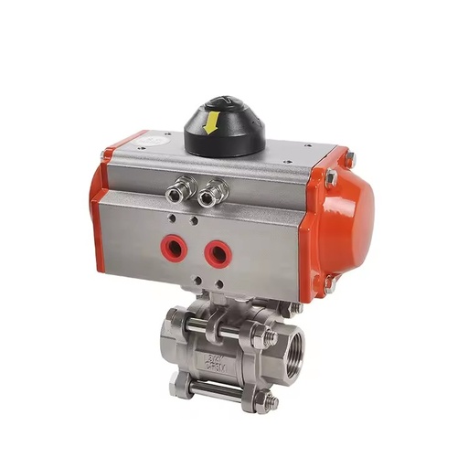 COVNA B2Bclearance Sale Air Operated Valve Threaded Stainless Water Pneumatic Actuators Double Acting Ball Valve Pneumatic
