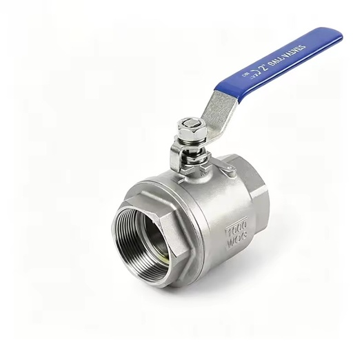 High Pressure Stainless Steel Two-piece Internal Thread Manual Control Valve for Water Oil Gas Industrial Ball Valve