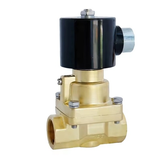 Pilot Operated Brass High Temperature Solenoid Valve 180 Degree Hot Water Solenoid Valve 3/4 Inch 1 Inch