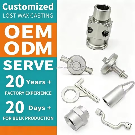Custom Stainless Steel Connector Sleeve Lost Wax Investment Casting Pipe Coupling Joint Fluid Valve Hydraulic Pneumatic