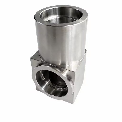 OEM Custom CNC Machined Stainless Steel Precision Valve Block Manifold Threaded Bore for Industrial Hydraulic Factory