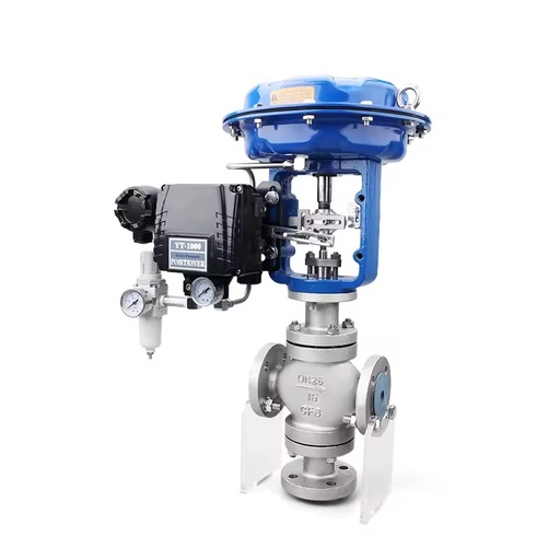 DQ 304 Stainless Steel Pneumatic Diaphragm Control Globe Valve control valve for Gas Pneumatic diaphragm three-way control valve