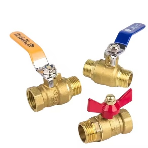 Corrosion Resistant Heavy-duty Manual Brass Ball Valve Equal/Reducing Suitable Gas Oil Water Pipelines