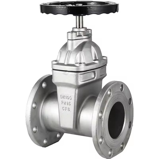 PN16 20 50 API JIS 3 4 5 6 7 8 Inch Stainless Steel 304 316 Flanged Gate Valve High Temperature DN100 for Water or Oil