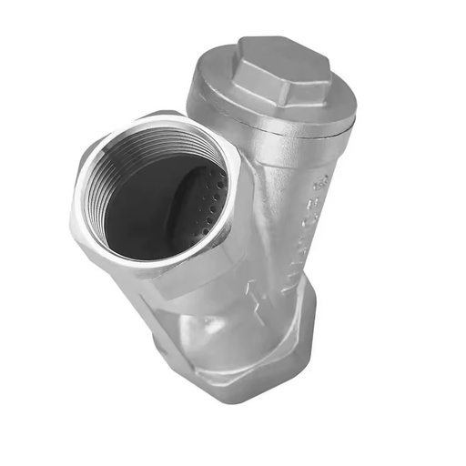 Stop Waste Pipe Fitting Filter Stainless Steel 201 Plug DN80 BSPT Water Screw End Y Type Strainer