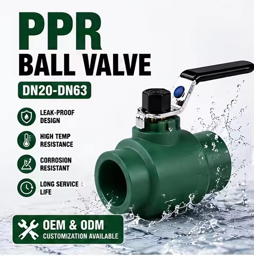 OEM ODM PPR Ball Valve Factory for Building Material Importers Plumbing Brands and Project Contractors