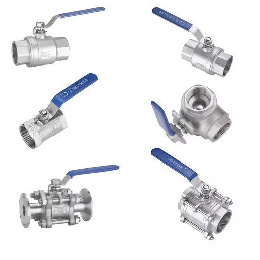 1000 Wog Stainless Steel 304 Manual Control 1/4"-4" 2pc Ball Valve for Water OEM