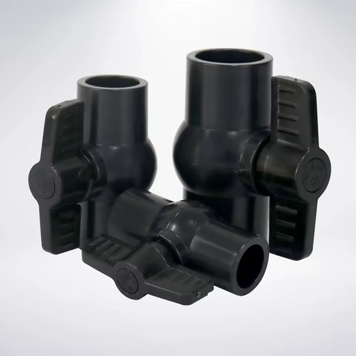 High Quality PVC Compact Ball Valve Plastic Pipe Fitting Ball Valves Socket Threaded 20 25 32 40 50 63 75 80 90 110 160mm