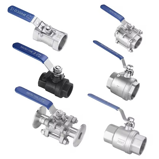 DN15-DN25 2pc/3pc Stainless Steel 304/316 Industrial Steam Ball Valves PN16 -40C~180C OEM Customizable